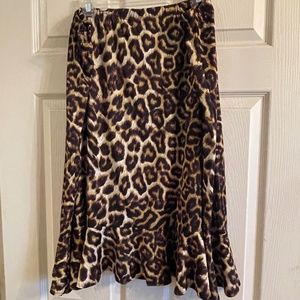 Animal Print Skirt